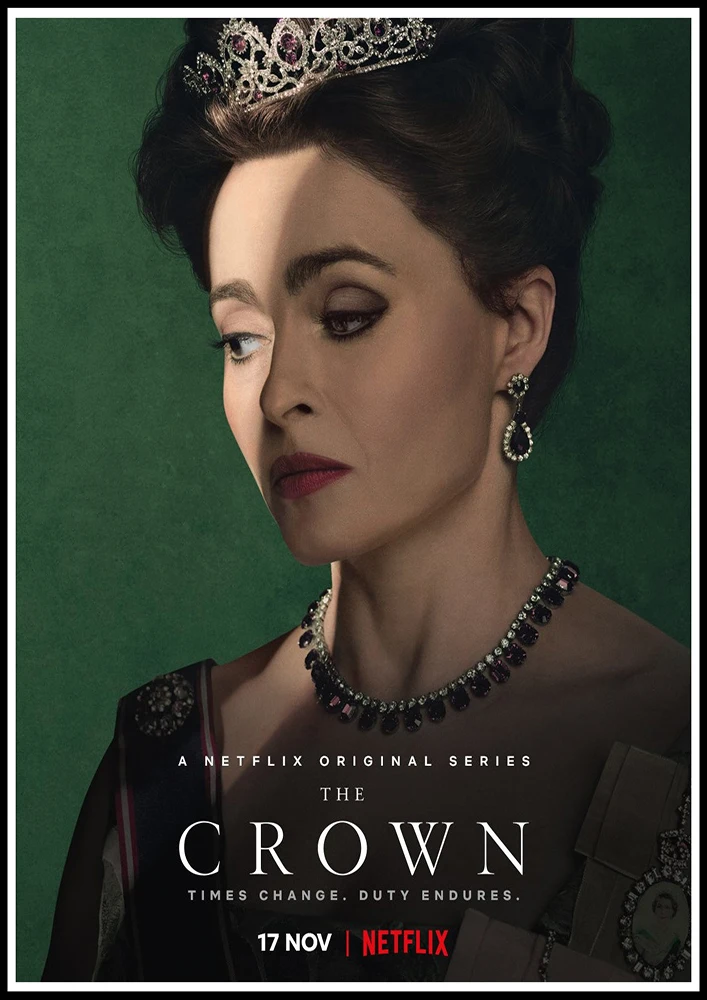 The Crown Season 3 американская ТВ-серия ретро винтажная наклейка домашнее искусство