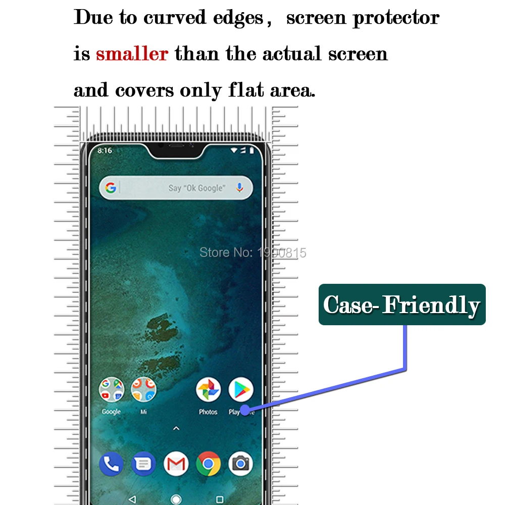 2 шт. Защитное стекло для xiaomi mi a2 lite защитное закаленное xaomi xiomi xiaome a a2lite легкая