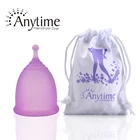 Чашка менструальная женская из медицинского силикона, собирающая Кубок для женской гигиены