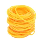 60 мм желтое резиновое кольцо, высококачественные резинки, прочная эластичная лента для волос, офисные и школьные принадлежности