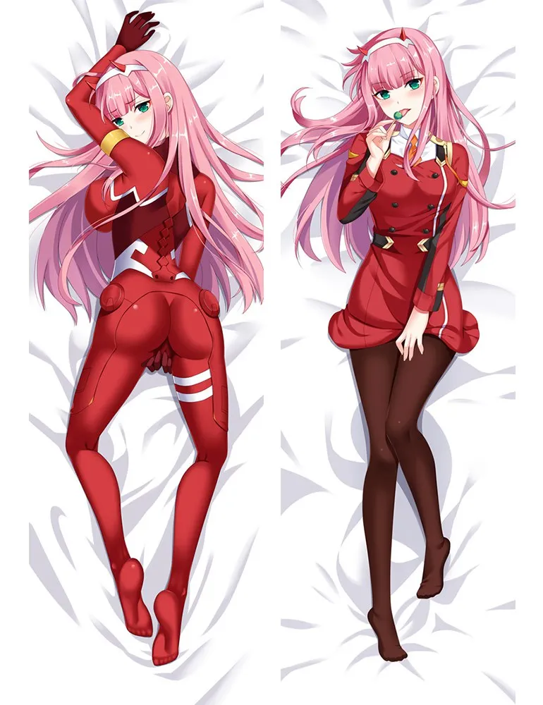 Аниме Darlin in the Franxx Zero Two 02 сексуальная девушка наволочка обнимающая Подушка Чехол