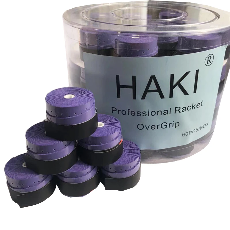10 шт. HAKI липкие теннисные Захваты Overgrip перфорированные сквош ракетки захват