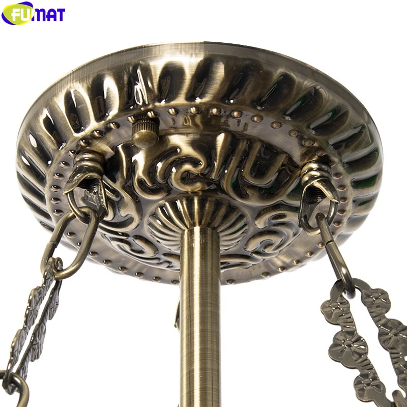 Подвесной светильник FUMAT в стиле Тиффани мозаичная лампа виде стрекозы