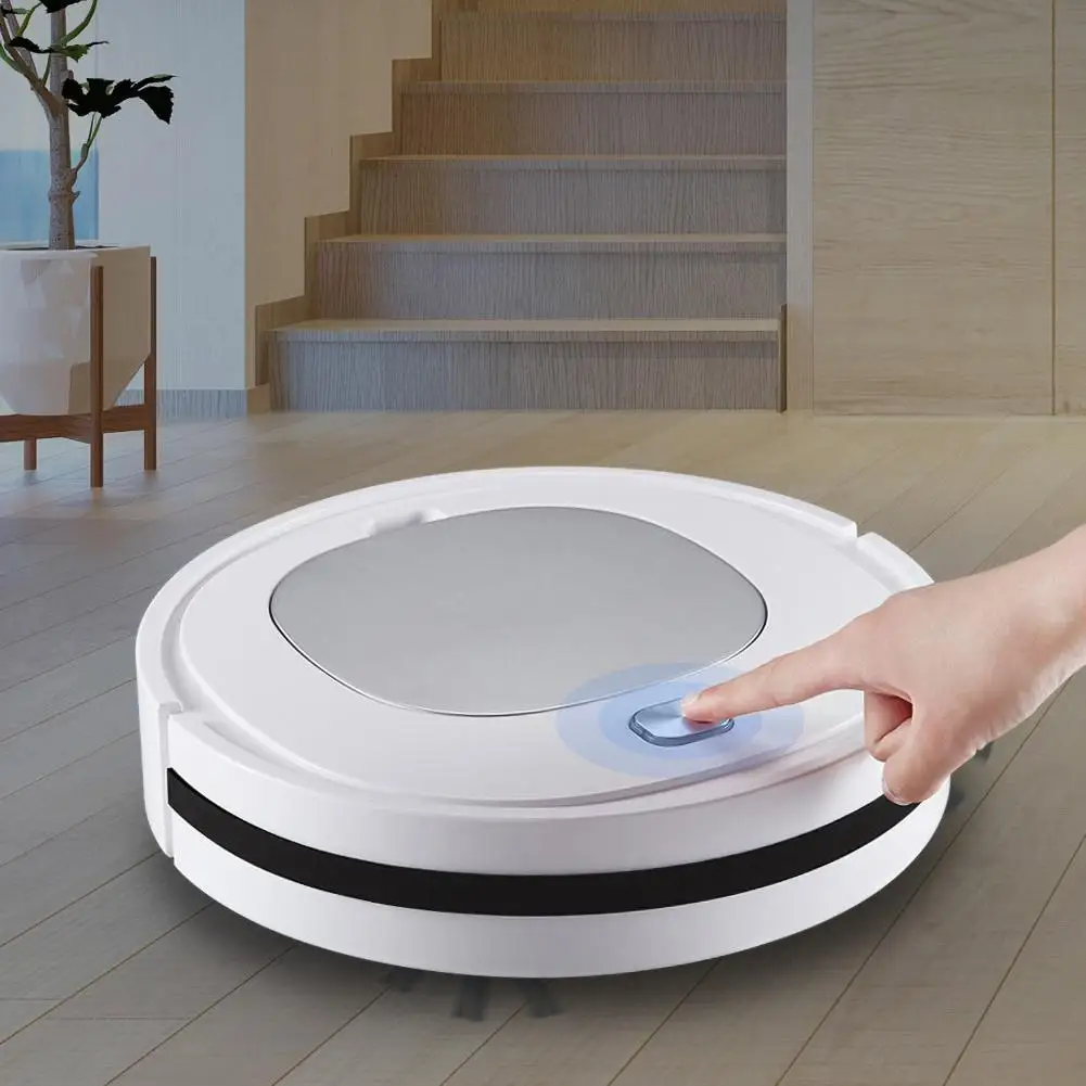 ES03 3 в 1 бытовой автоматический перезаряжаемый умный пылесос для уборки пыли