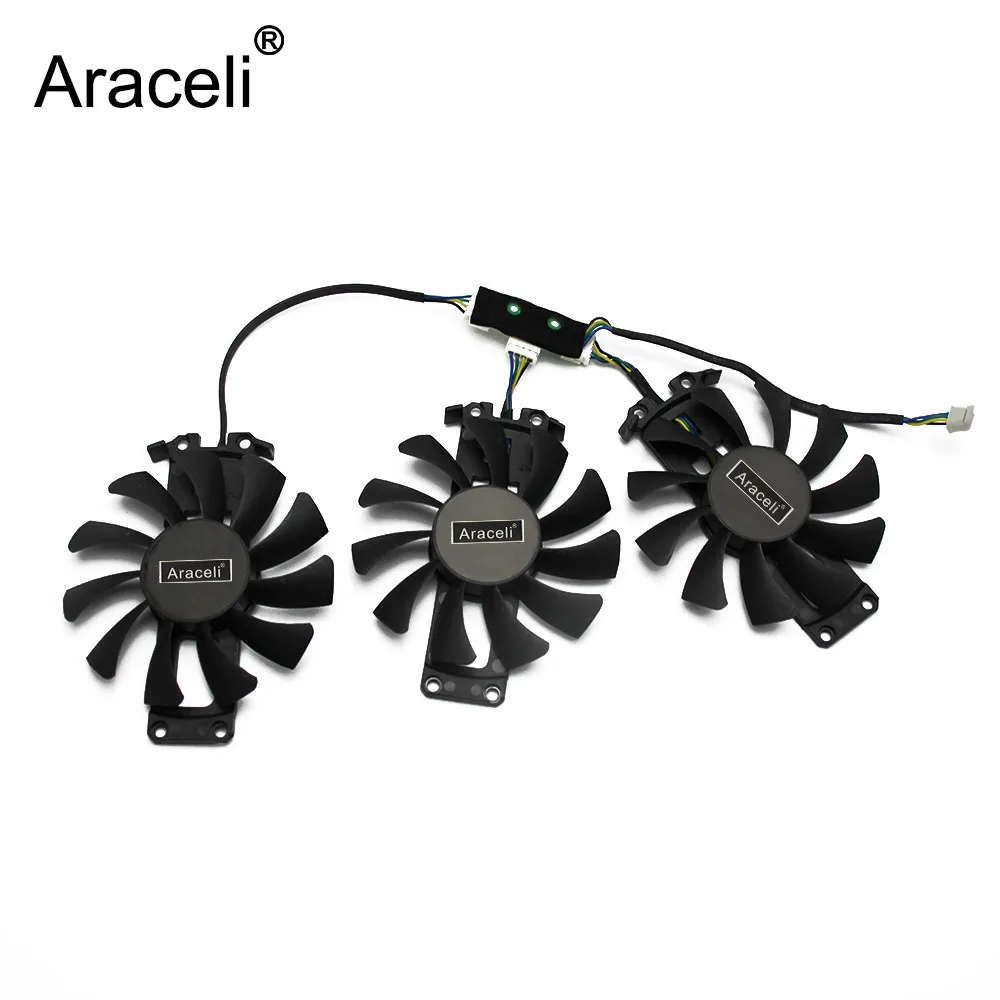 3 шт./лот 75 мм GA81S2U 4PIN GTX980 GTX970 VGA GPU кулер вентилятор замена для ZOTAC Geforce GTX 980 4GD5 970 AMP 4G