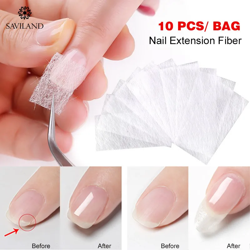 SAVILAND Удлинительный пакет из стекловолокна для маникюра салона самостоятельного