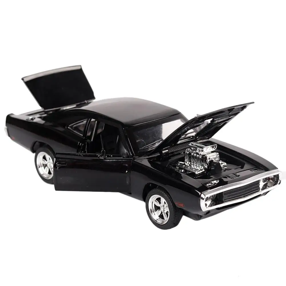 

MINI AUTO Classic Metal Cars 1:32 Charger The Fast And The Furious Alloy Car Models Kids Toys For Children