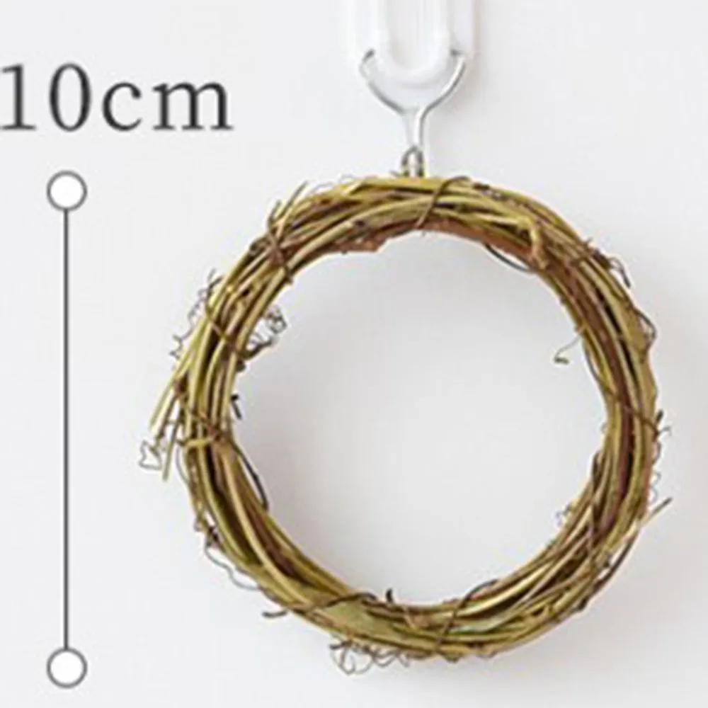 Венок из искусственных цветов ручной работы настенные подвесные украшения