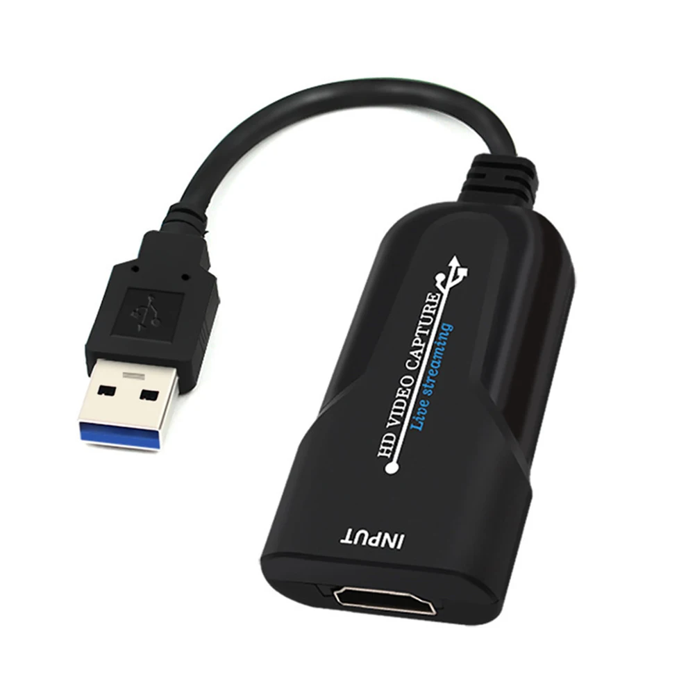 Мини видеокарта для захвата игр USB 2 0 1080P записывающее устройство PS4 HD камера