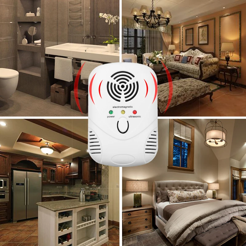 

Pet Repellent Repeller Electronic Ultrasonic Electromagnetic Wave Mouse Repeller Rat Repellent Pests Portable Pest Repeller