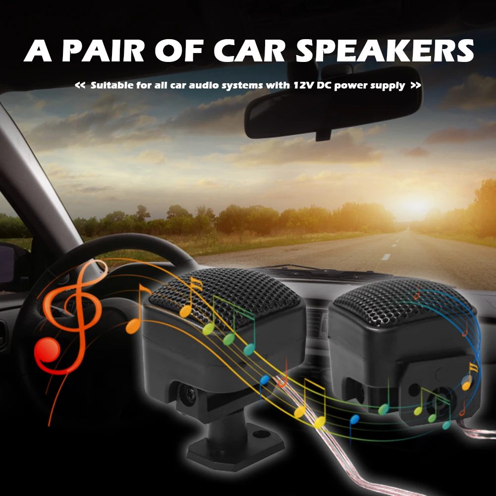 

1 пара, автомобильные квадратные мини-динамики, 500 Вт