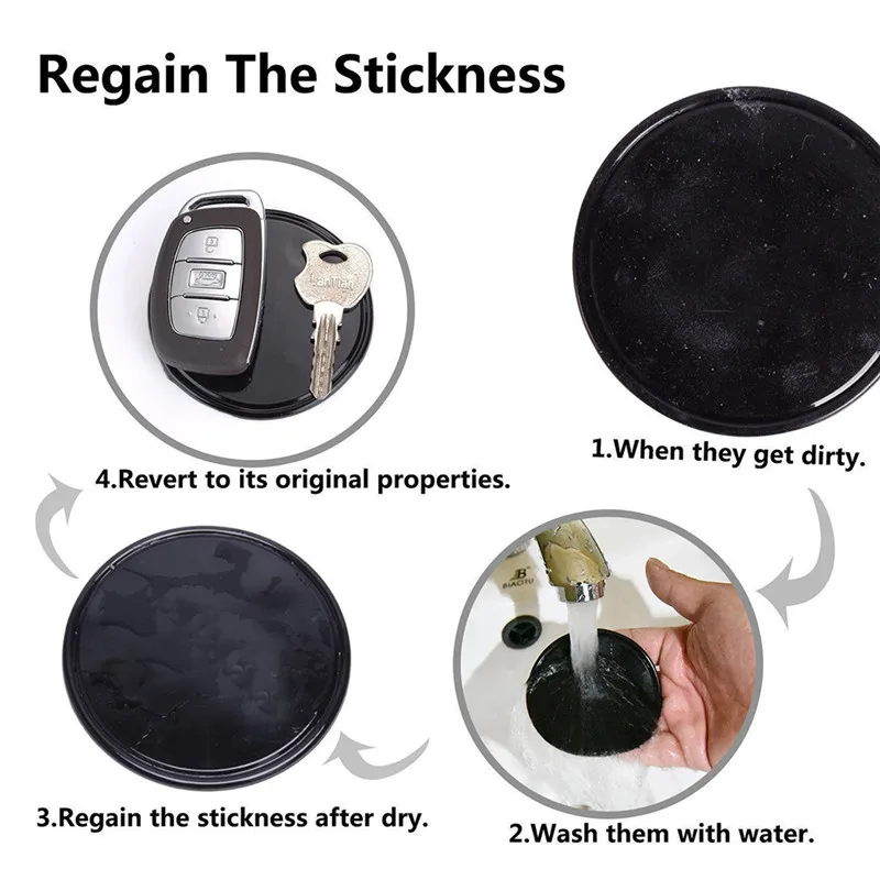 10/5 шт. Универсальный волшебный резиновый мульти-Функция стены Стикеры Pad