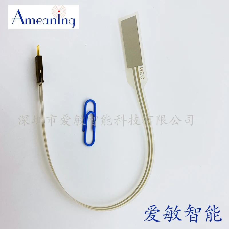 PVDF Piezoelectric Film Vibration Sensor FDT1-028K Breath Pulse Motion Monitoring Flexible Lead | Инструменты