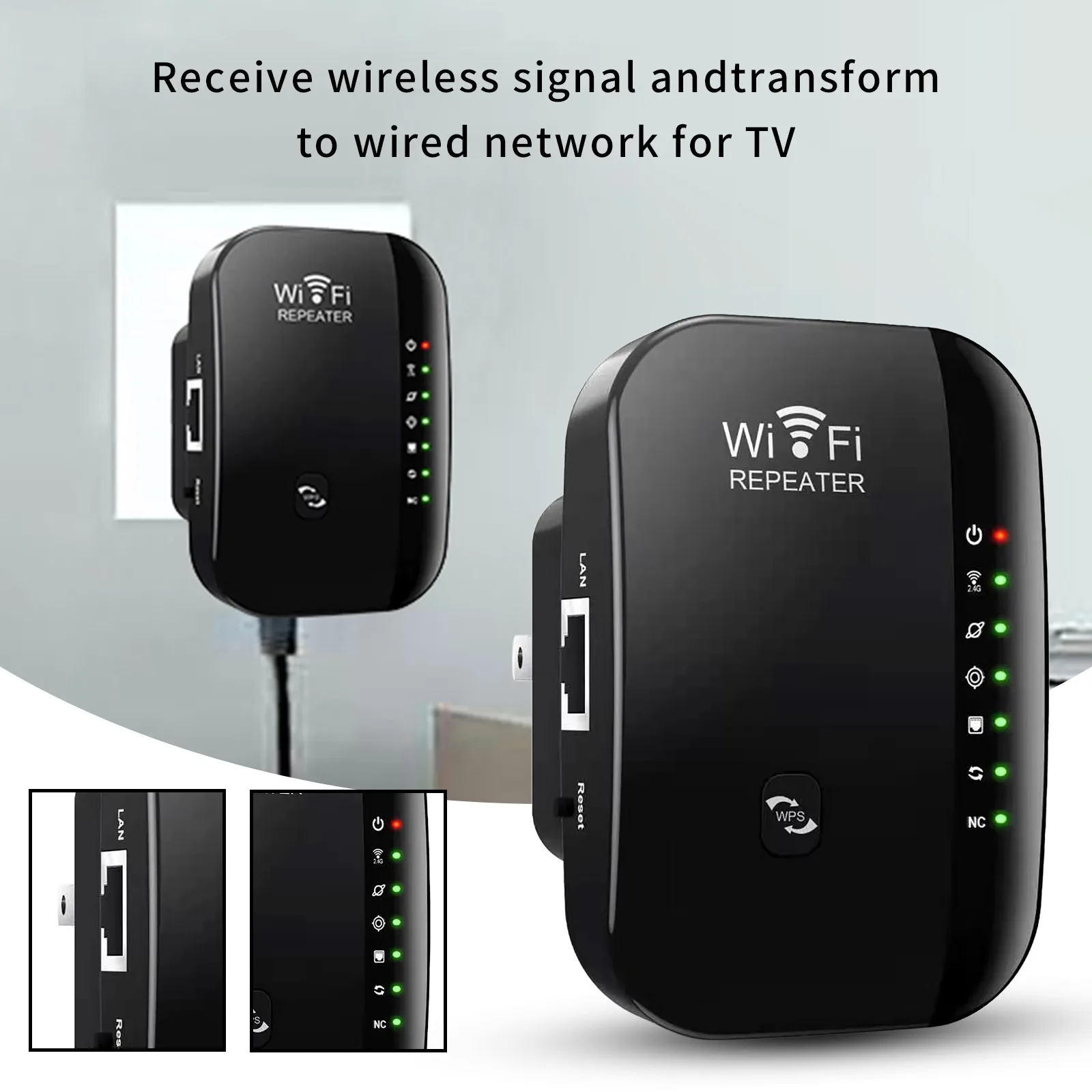 

Усилитель сигнала Wi-Fi, 300 Мбит/с, 2021