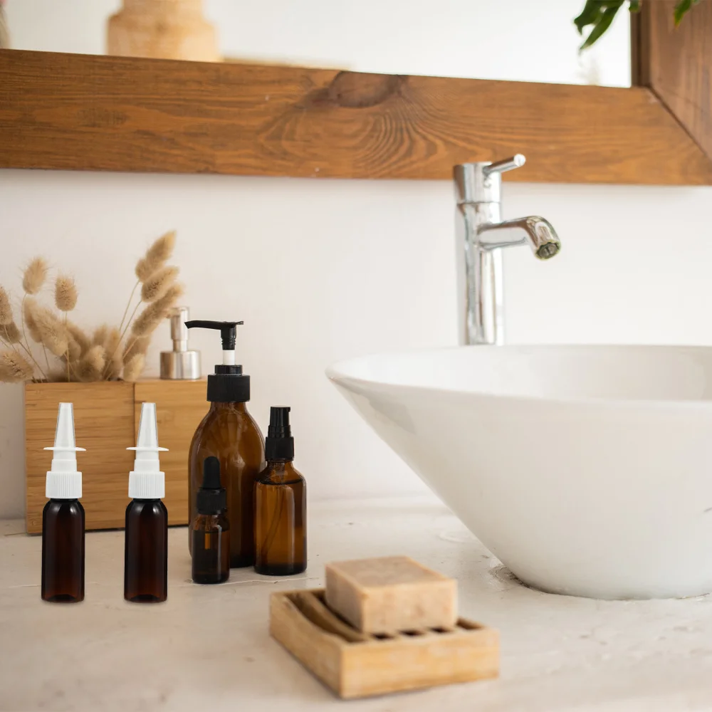 

8Pcs 30ml PET Spray Bottles Nasal Spray Empty Refillable Bottles Travel Bottles