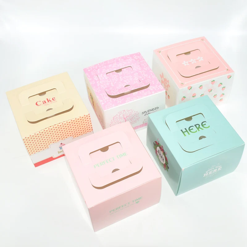 12-пачки торт Коробки 5 дюймов кухонный нож для выпечки посылка портативный