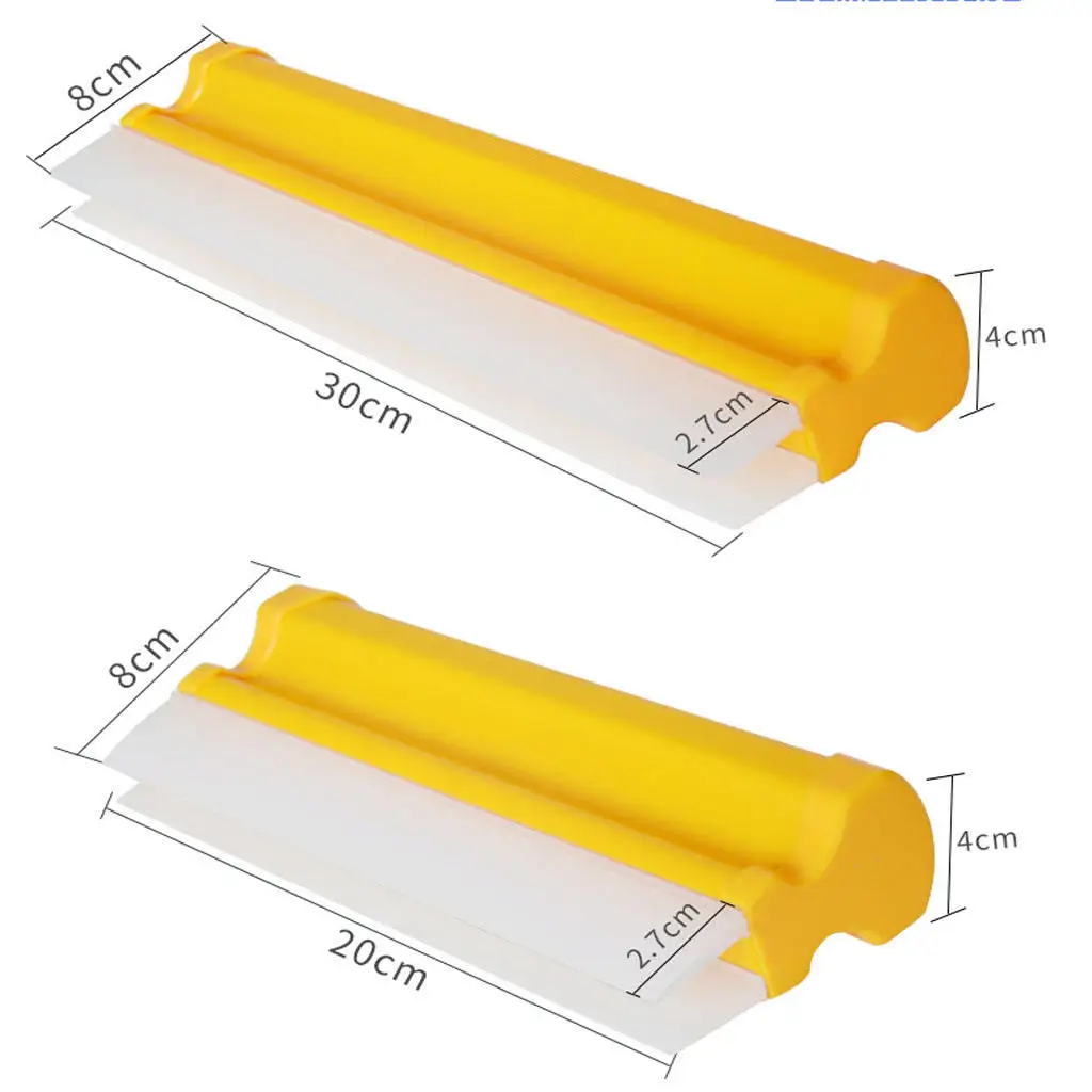 

Dual Row Silicone Car Window Water Wiper Scraper Blade Glass Squeegee 20CM