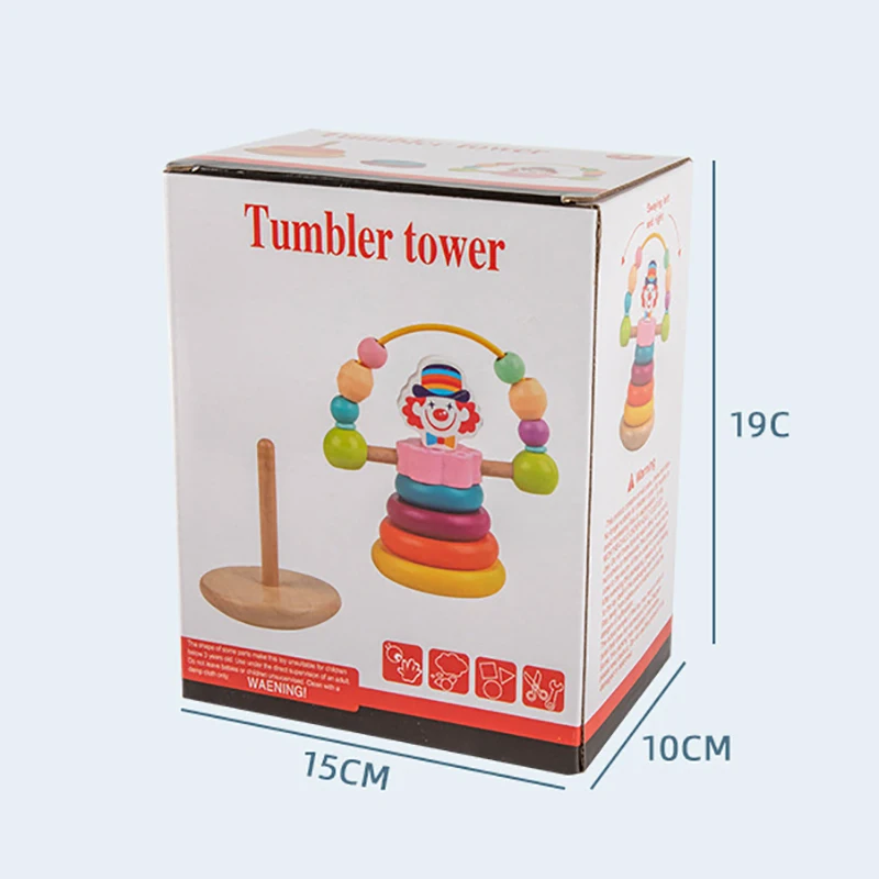 

Wooden Montessori Toy Building Blocks Early Learning Educational Toys Color Shape Cognition Kids Puzzle Toys For Boys Girls