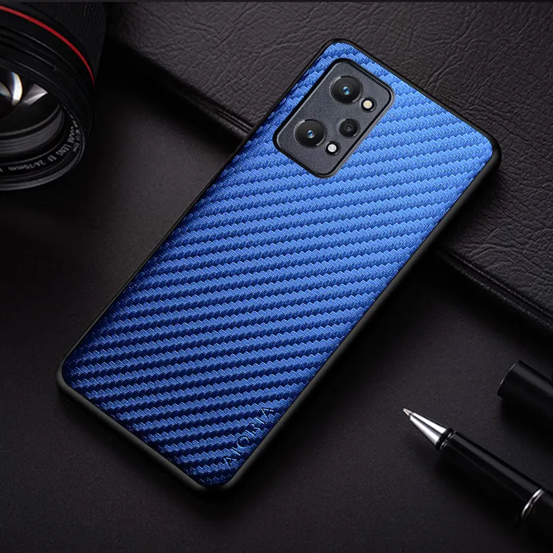 carbon fibre texture phone case for oppo realme gt neo 2 neo2 5g fashion design soft back cover for oppo realme gt2 pro case free global shipping