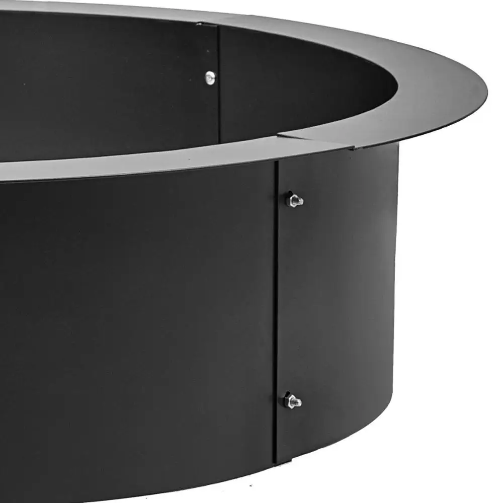 Сверхмощный огонь яма кольцо/вкладыш DIY Q235 сталь 42 дюймов снаружи x 36 дюймов внутри