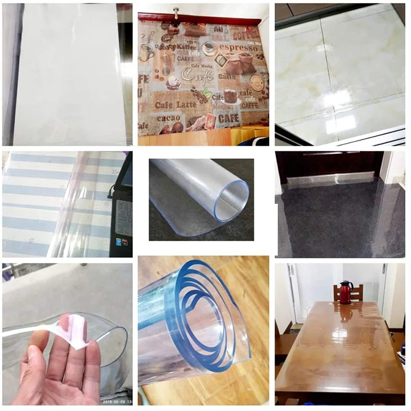 

Slow Forest Transparent Floor Mat Wood Floor Protection Pad Computer Pad Round Pad PVC Floor Mat Rectangular Carpet Chair Mat