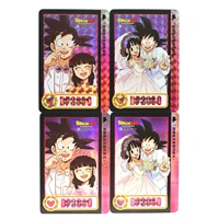2pcsset super dragon ball z goku chichi marry heroes battle card ultra instinct game collection cards