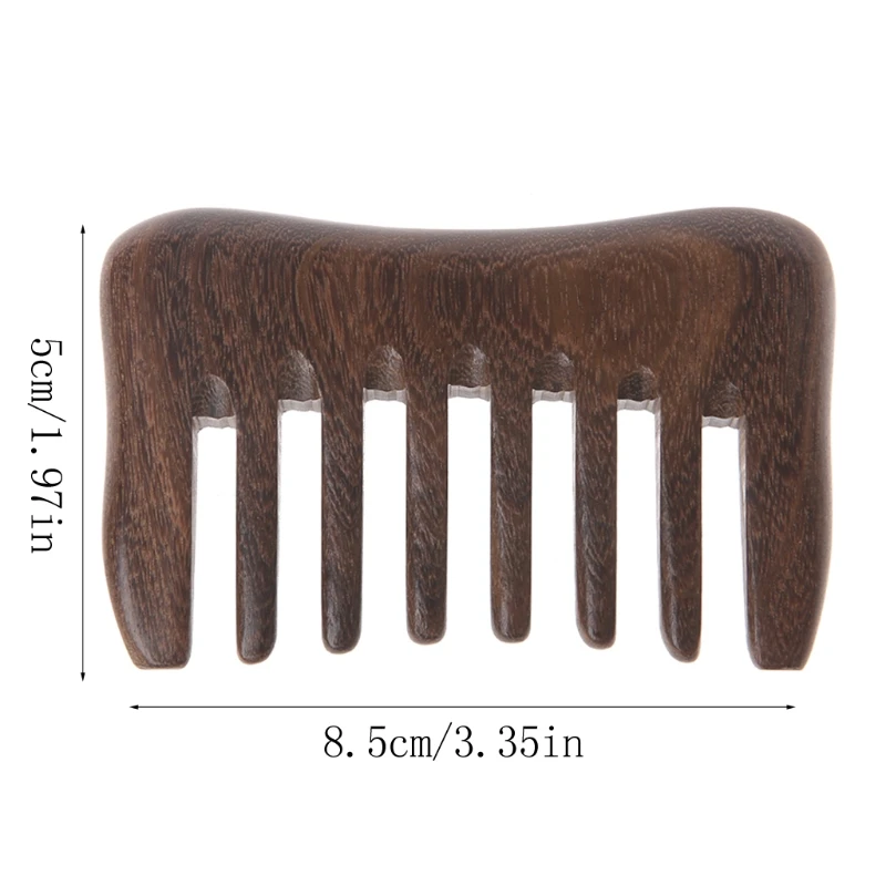 Расческа из натурального дерева деревянная расческа для волос с широкими