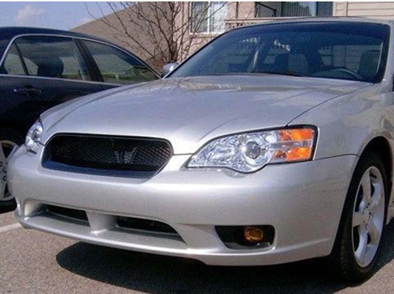 Использование для Subaru Legacy Racing Grills 2004 05 06 год углеродное волокно Refitt Передняя Центральная гоночная решетка крышка аксессуары