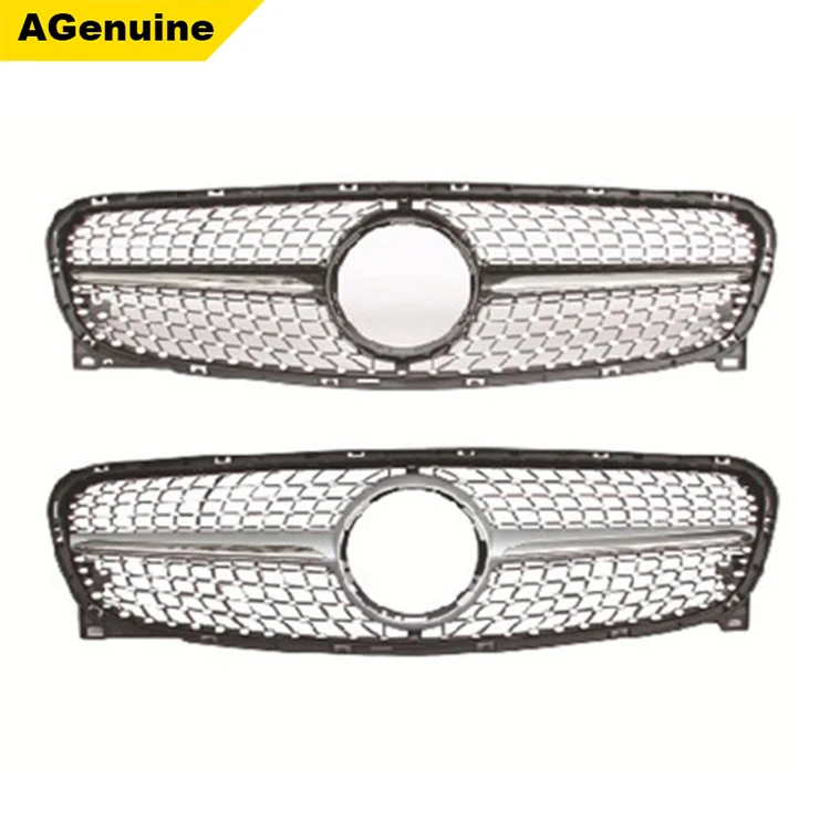 

Хромированный глянцевый черный ABS бриллиантовый facelift автомобильный передний бампер радиатор сетка решетка Гонки Грили для Mercedes-Benz GLA X165