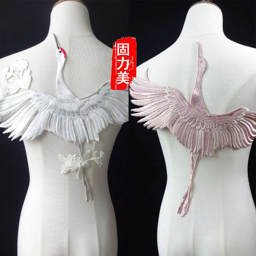 Нашивки в китайском стиле для одежды 2 шт. аппликация вышивки Пришивные украшения