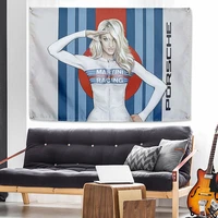 racing promotional poster wall art tapestry vintage decorative banner flag canvas art work car beauty repair shop wall decor