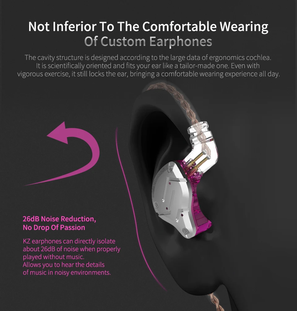 Плотным верхним ворсом KZ ZS10 Pro гарнитура 4BA+ 1DD Hybrid HIFI бас наушники в ухо мониторные наушники KZ ZS10 AS10 ZST ZSX C10 C16