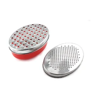12x17cm pp multifunctional slicer cheese grater efficient vegetables stainless steel oval box container