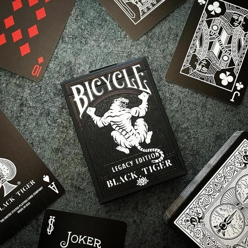 Велосипед Black Tiger Legacy Edition игральные карты Ellusionist Deck USPCC Коллекционная покерная