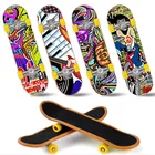 Мини-скейтборд для пальцев, 1 шт., 1 шт., пластиковый скейтборд для пальцев, самокат, отдача, оригинальный мини-скейтборд для мальчиков Игрушка для скейтборда