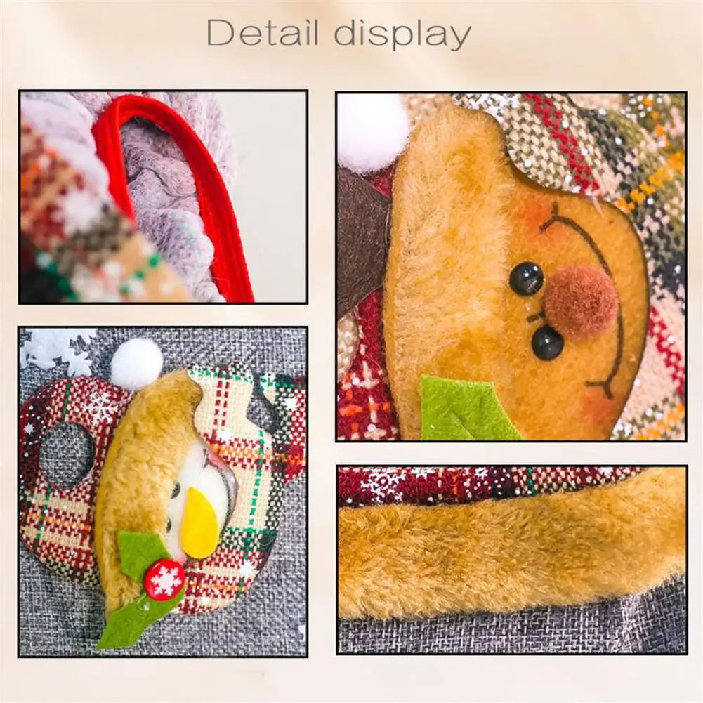 Рождественское вино свитер на бутылку праздник шампанского бутылка крышка для