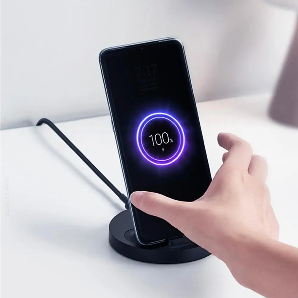 Вертикальное Беспроводное зарядное устройство XIAOMI универсальное быстрое 20 Вт
