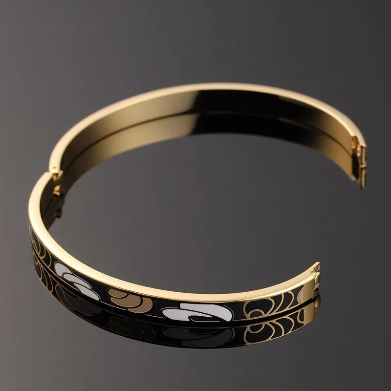 R& X ювелирные изделия Bijoux Femme Detalles Boda для женщин тонкой Regalos Esmaltes нержавеющая сталь браслет Эмаль Браслеты