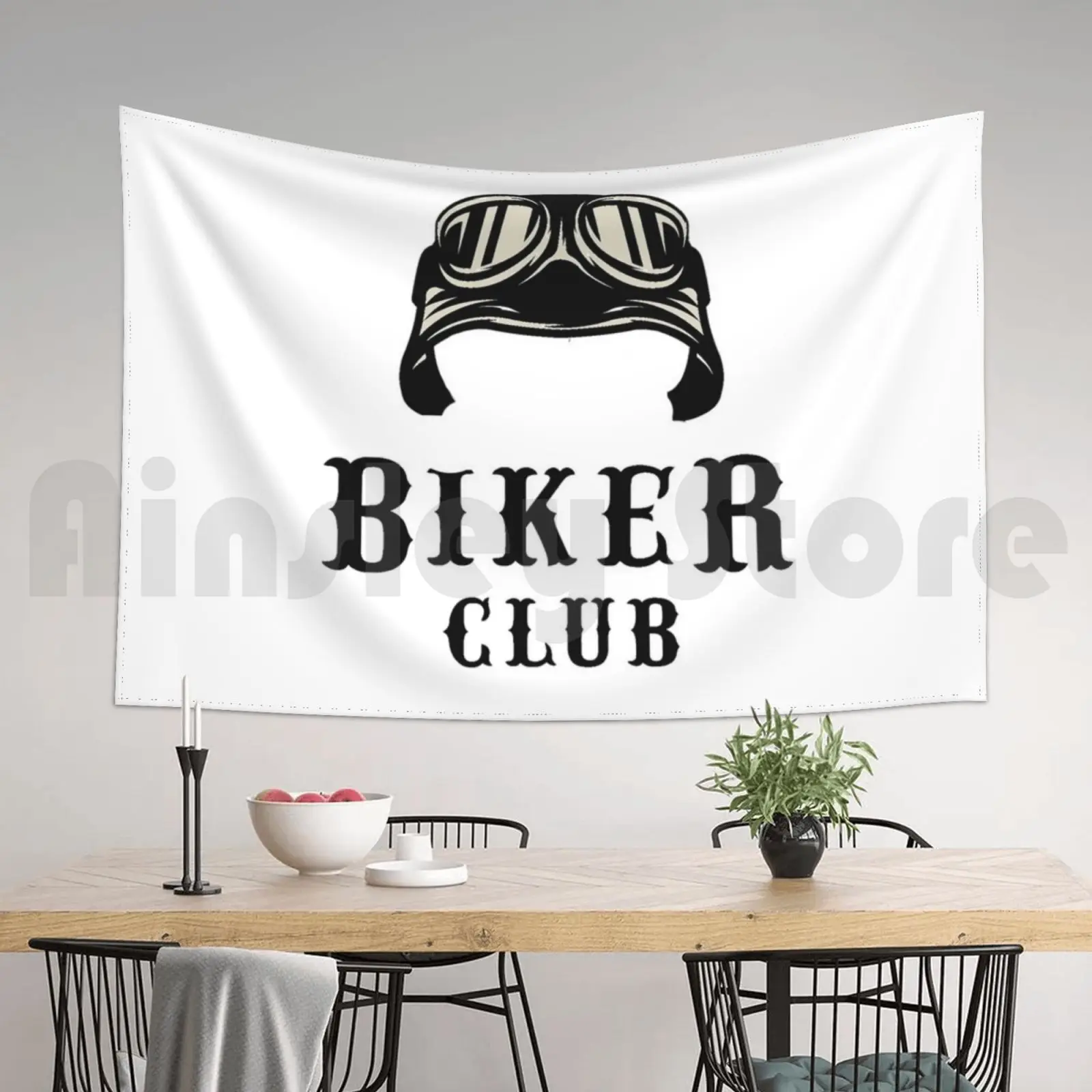 Забавный американский мотоцикл с изображением велосипедного клуба чоппера 12