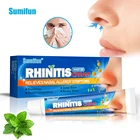 Травяной крем Sumifun для лечения ринита синусита, антибактериальный крем для снятия зуда, чихания, заложенности носа, противозудный крем, 20 г