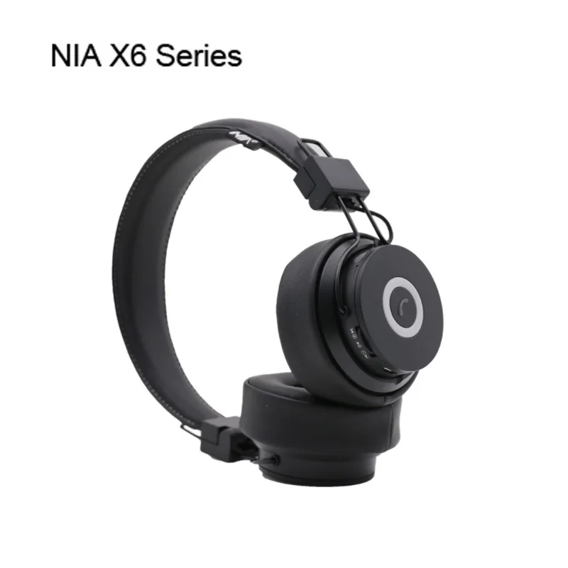 

New Version Stereo Bluetooth Headphones Original NIA X6 Headset fone de ouvido with Mic Support TF SD Card FM Radio Earphone