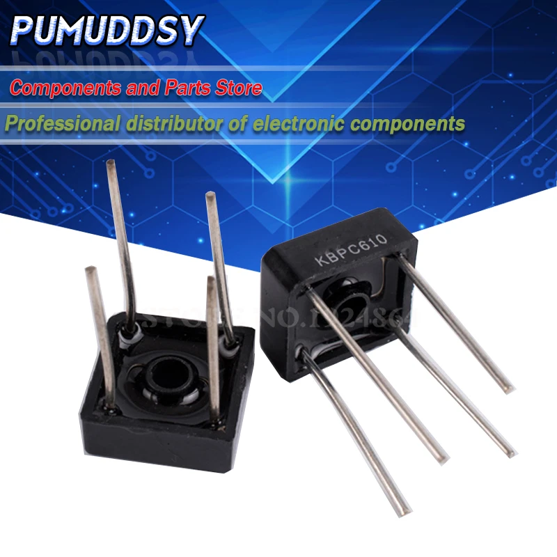Диодный мост DIP KBPC610 KBPC608 KBPC606, 5 шт.