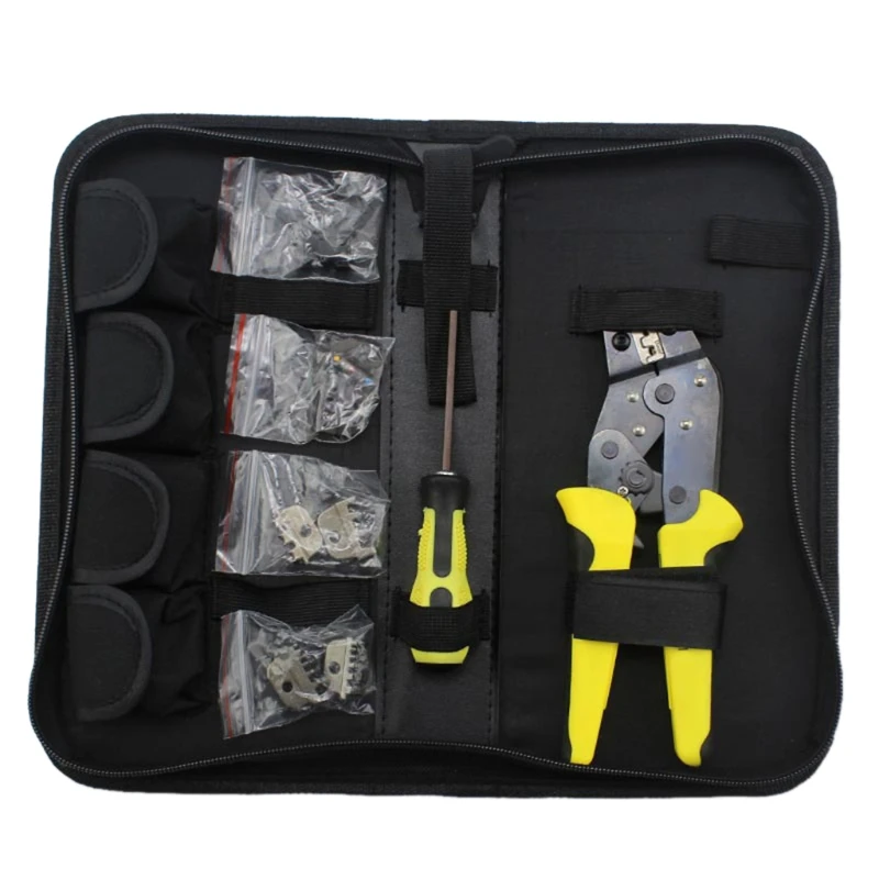 

Ratchet Terminal Pliers Multi-Mold Crimping Pliers Set Power Cord Terminal Plug D2TD