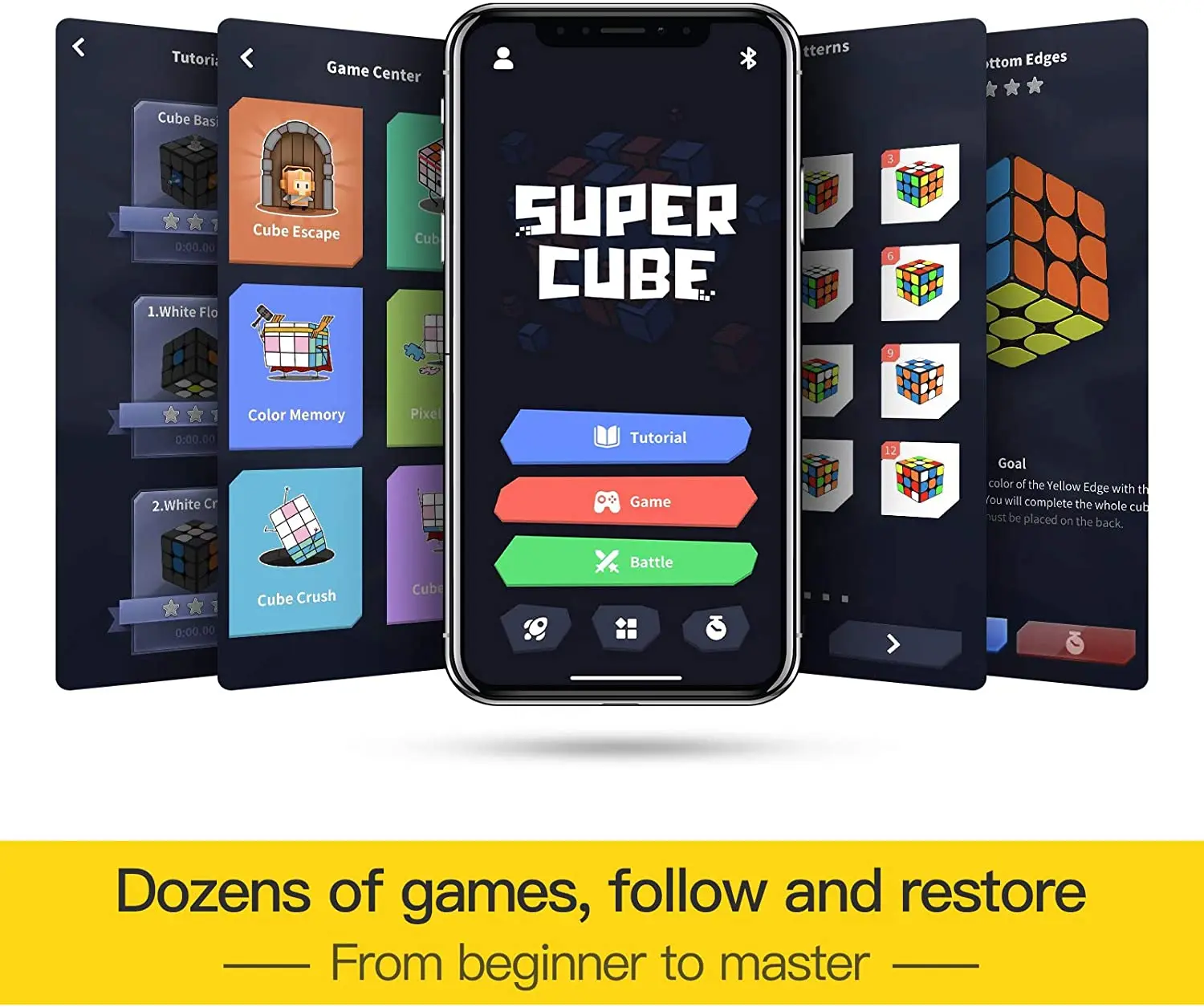 Умный суперкуб Xiaomi Youpin Giiker i3SE Волшебная магнитная головоломка с синхронизацией