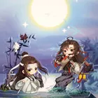 Grandmaster of Demonic культивирование Wuxian Wei Двусторонняя искусственная настольная фигурка детская коллекционная игрушка