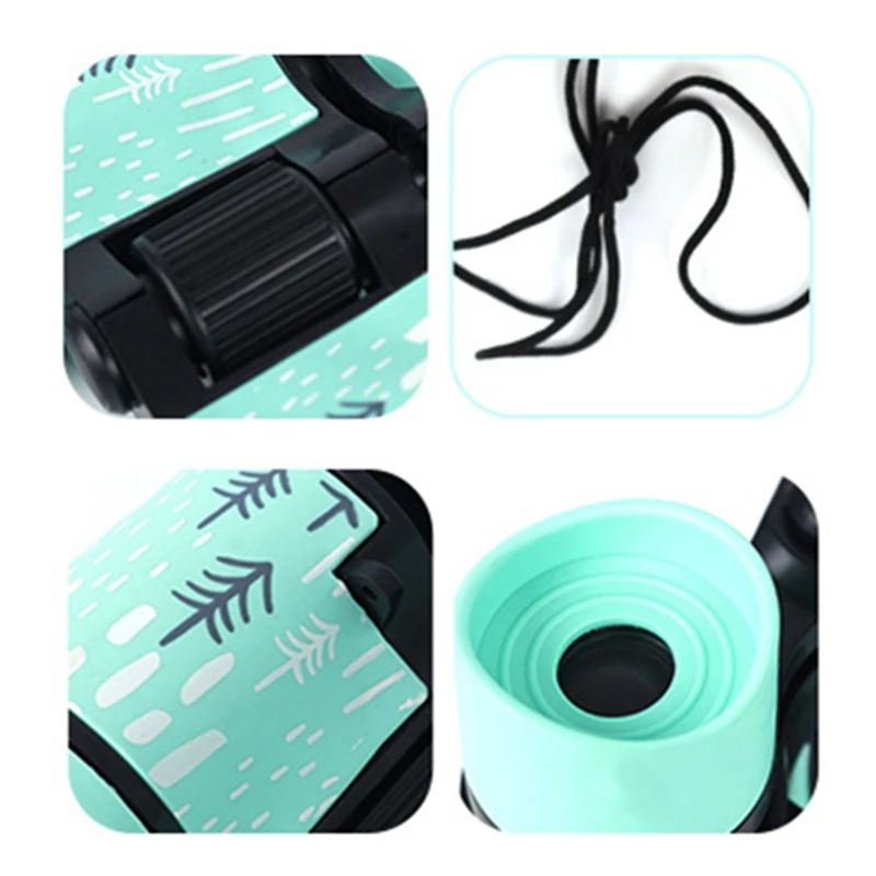 

4X30 Binoculars Plastic Children Colorful Mini Telescope for Kids Outdoor Toys HD Eyepiece Optical Objective Lens