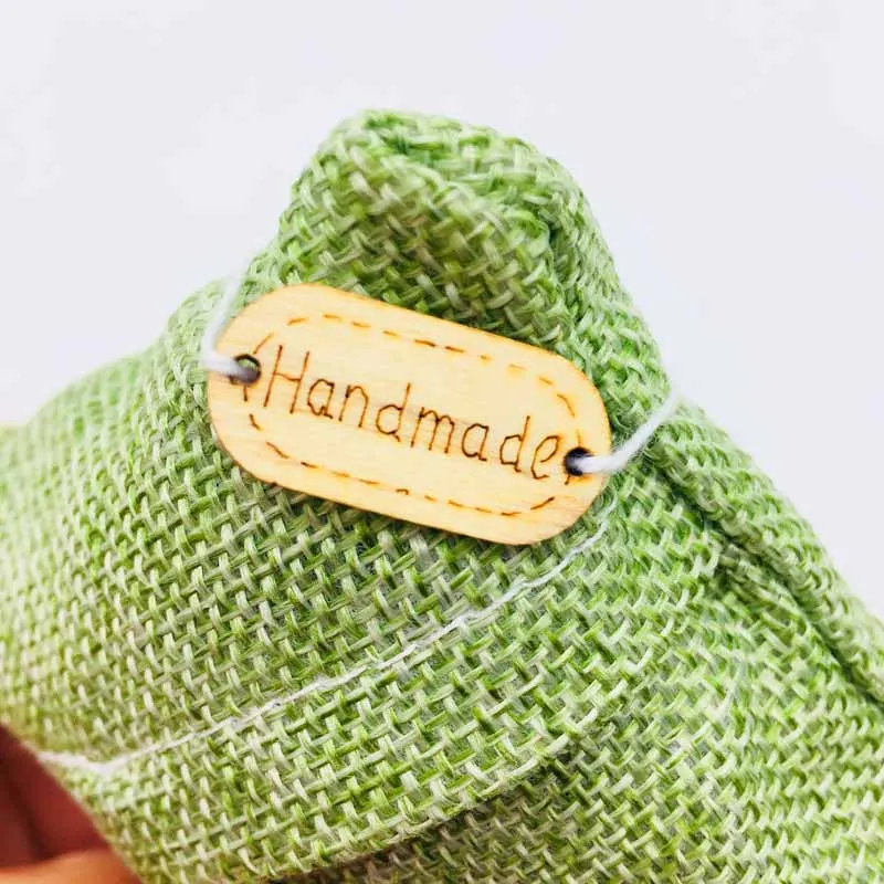 Бирки из натурального дерева с 2 отверстиями 100 шт. деревянные пуговицы сделай сам