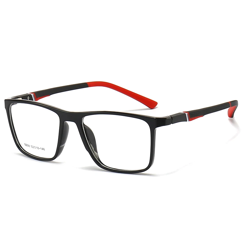 

New Square Optical Glasses Men Women Fashion Trend Flat Glasses Anti-Ultraviolet UV400 Optical Glasses 5908