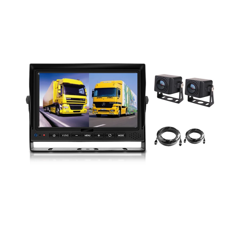 

9-35V Desktop Monitor 7 Inch Car Mirror Screen Night Vision Rear View Back Up Camera IPS Display MDVR TFT LCD Car TV Monitor