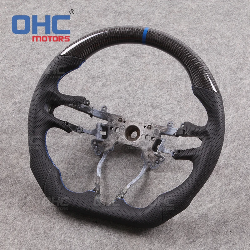

100% Real Carbon Fiber Steering Wheel for Honda Fit Jazz Civic City
